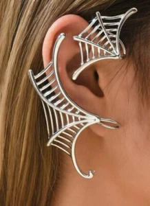 Spider web silver ear cuff climber - Picture 1 of 2