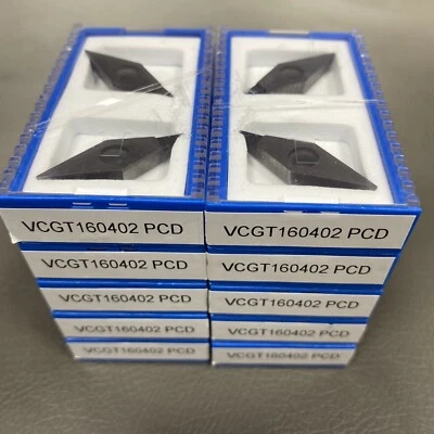 20pcs VCGT160402 PCD polycrystalline diamond PCD VCGW330.5 PCD Turning insertion - Image 1 of 4