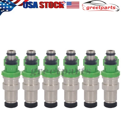 6PCS Fuel Injectors 23250-70080 Fits For 1989-1992 Toyota Cressida Supra 3.0L I6 - Изображение 1 из 4
