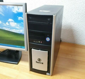 Terra Windows XP Gamer PC  512MB Gr. VGA DVI HDMI 250GB 4GB DVD RETRO Computer - Bild 1 von 11