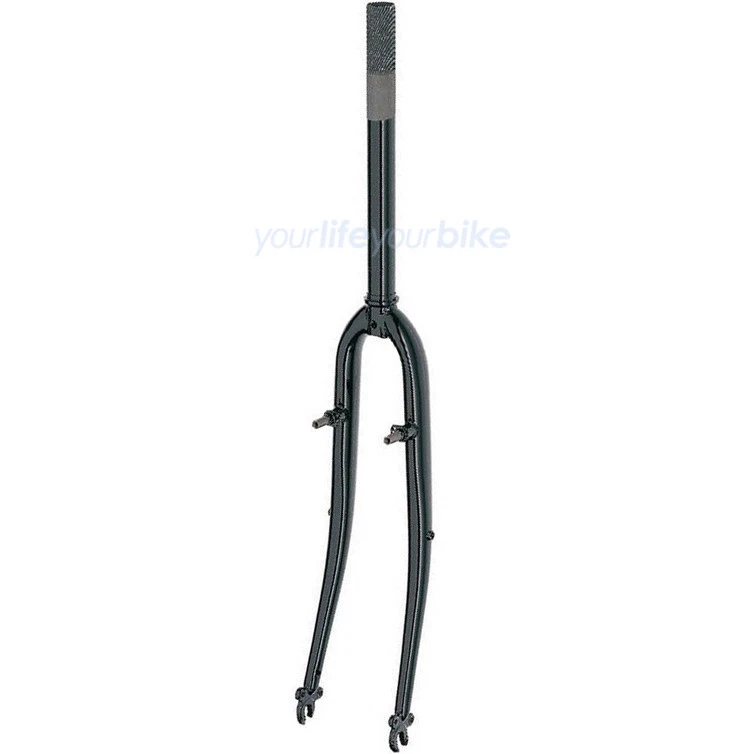 Atb-gabel 28" schwarz 1 1/8" 185mm/70mm