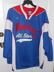 NEU OHNE ETIKETT MONTREAL ALL STARS HOCKEY TRIKOT GRÖSSE XL HERGESTELLT VON WARRIOR - Bild 1 von 3