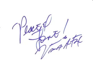 Vivica A. Tarjeta índice 4x6 firmada por Fox - Imagen 1 de 2