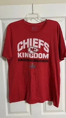 堪萨斯城酋长队王国 NFL 2X 超级碗冠军狂热队 Proline 尺寸 XL — 第 1/4 张图片