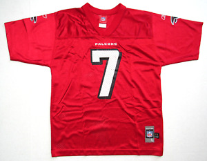 Michael Vick Atlanta Falcons #7 Football Jersey Boy's Size L Red/White Reebok