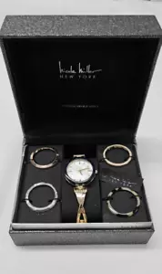 Nicole Miller Watch Interchangeable Bezels and Org Case NWT - Picture 1 of 17
