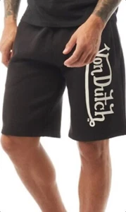 Pantaloncini da palestra da uomo firmati con logo in pile neri taglia small nuovi - Foto 1 di 8