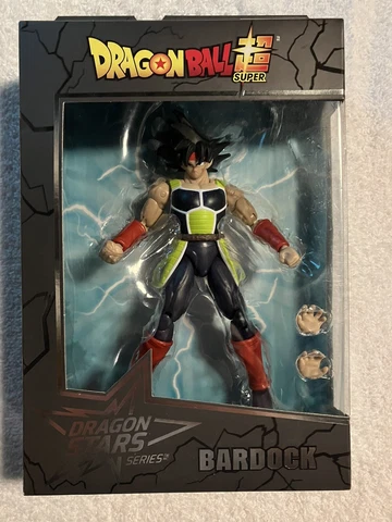 Dragon Ball Z DBZ Stars Super Series 16 Saiyan Base Form Bardock DMG Box & Taped Cover