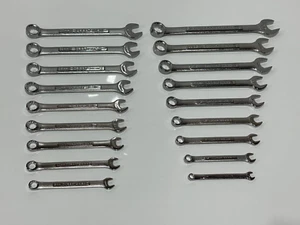 NEW Craftsman USA VA 18pc SAE 1/4"-3/4" & Metric 9mm-17mm Combination Wrench Set - Picture 1 of 13