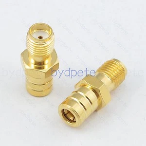 SMA to SMB female pin jack Straight connector & Adapter SMB-F and SMA-F plug - Picture 1 of 5