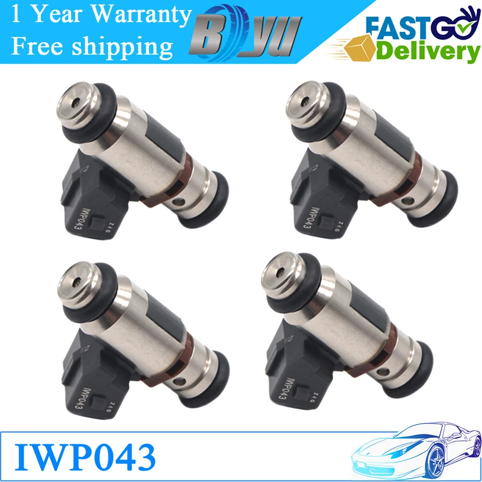 Juego de 4 inyectores de combustible para Harley Davidson Touring Road King Dyna Electra Glide Foto 1 de 4