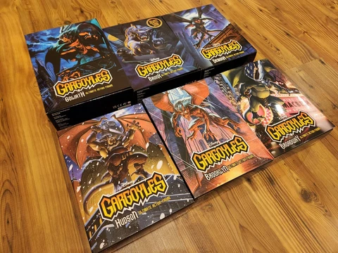NECA Gargoyles LOT Goliath Bronx Demona Hudson Brooklyn Broadway Cover