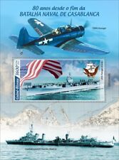 WWII Naval Battle of Casablanca Planes Ships MNH Stamps 2022 Guinea-Bissau S/S