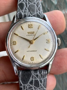 40er Jahre Tissot Camping Handaufzug Herrenuhr 33mm - Bild 1 von 12