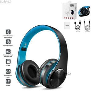 HI-FI Stereo Wireless Bluetooth Headset Foldable Headphones Over Ear With Mic - Picture 1 of 9