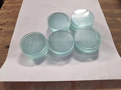 50 Pieces Of WW2 Surplus 2 inch Aircraft Instrument Indicator Gauge Glass, NOS - Image 1 of 4