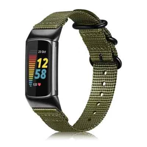 FINTIE Watch Band For Fitbit Charge 6 5 Soft Woven Nylon Sport Replacement Strap - Photo 1 sur 14