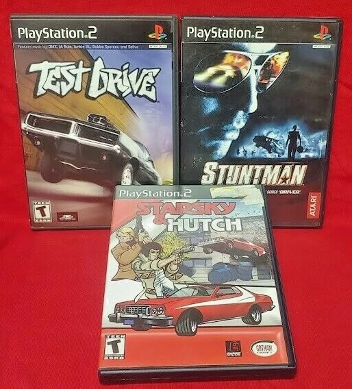 Stuntman, Test Drive, Starsky & Hutch -  PS2 Playstation 2 Tested Game Lot - Image 1 of 1