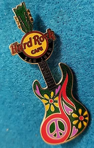 SAN JUAN PUERTO RICO PEACE GUITAR GLOBAL SERIES 2007 Hard Rock Cafe PIN LE - Picture 1 of 1