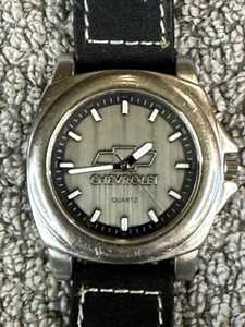 Vintage Chevy Chevrolet Wrist Watch CHVW004 Chevrolet Logo Quartz GM new battery - Picture 1 of 4