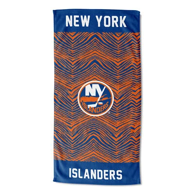 Toalha de praia Zubaz X Northwest NHL New York Islanders State Line, 30x60 - Imagem 1 de 2