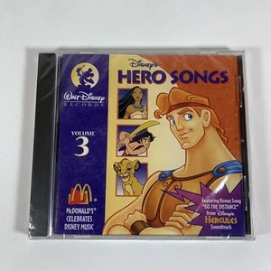 NEW Disney's Hero Songs, Vol. 3 CD (1996, Walt Disney Records, McDonald's Music) - Picture 1 of 4