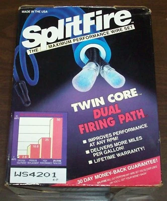 SPLITFIRE WS4201 Performance Wire Set Ignition Spark Plug Wire CHRYSLER - Image 1 of 2