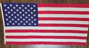 50 Star American Burial Casket Flag Cotton Valley Forge Best USA Vintage 9x5' - Picture 1 of 5