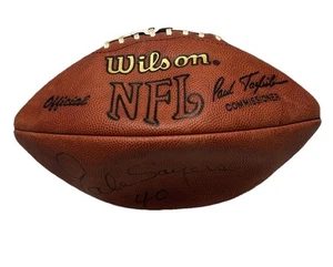 Gale Sayers #40 Chicago Bears Autographed NFL Wilson Football - Picture 1 of 7