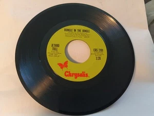 Jethro Tull, Bungle In The Jungle / Back-Door Angels 45 Rpm Chrysalis Sound Good - Picture 1 of 4