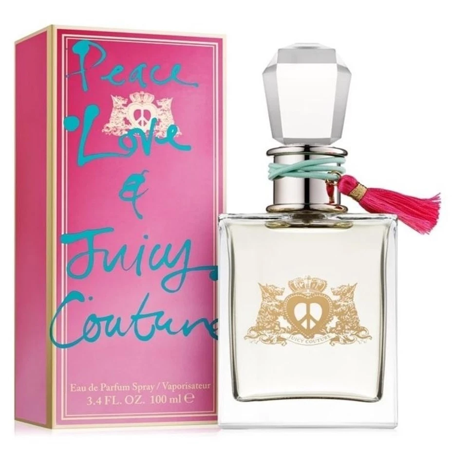 JUICY COUTURE PEACE & LOVE para Mujer 3.4 OZ 100ml Eau de Parfum Spray NUEVO EN CAJA Foto 1 de 1