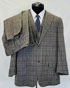 Traje de Negocios CANALI Exclusivo de Moda Italiano para Hombre Diseñador 3 Piezas Talla 46 L - Imagen 1 de 13