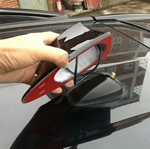 Black For Toyota Camry Radio AM/FM Signal Shark Fin Style Aerial Antenna Cover - Picture 1 of 10