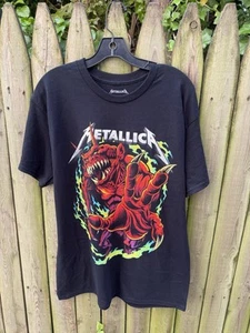 Metallica M72 North American Tour Shirt 2025 Size Large Fire Demon - Picture 1 of 3