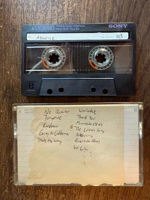 Led Zeppelin Absence 1975 Live Concert Cassette Tape Tested Sony UCX90 RARE Foto 1 de 3