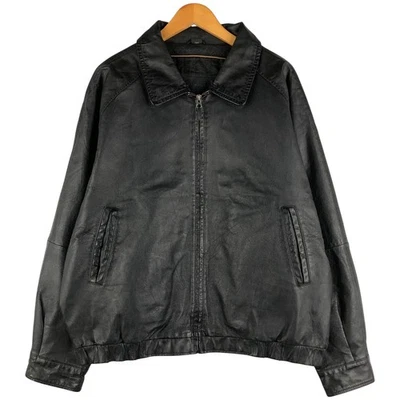 Vintage St. John's Bay Swing-Top Padded Leather Blouson Men's XL - Image 1 of 4