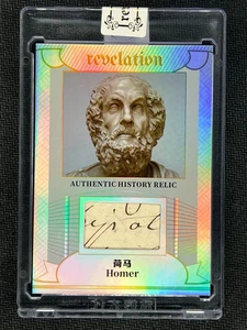 Homer 2025 Eternal Revelation Silver #/D 46/50 Cut Personal Letter Patch Card - Picture 1 of 5