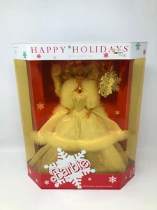 Barbie Holiday Christmas 1989 Happy Holiday Barbie - Bild 1 von 5