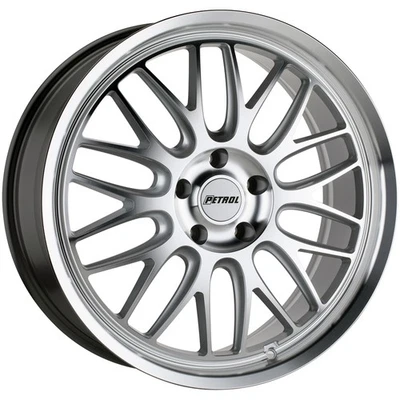 Petrol P4C 17x8 5x4.5" +40mm Silver Wheel Rim 17" Inch - Image 1 of 4