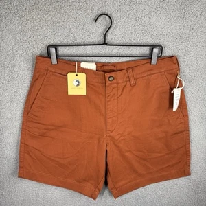 Duck Head Men’s Gold School 7” Baked Clay Chino Short Size 34w NWT - Picture 1 of 13