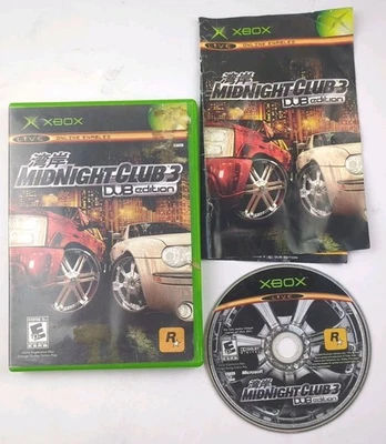 Midnight Club 3: Edición DUB Original Xbox Completo En Caja Probado En Caja Funcionando Foto 1 de 4