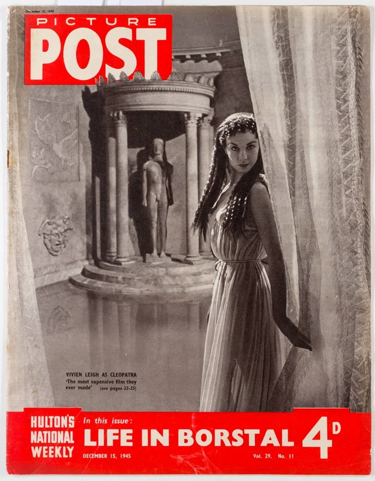 Vivien Leigh GRACIE FIELDS Nuremberg Trial PICTURE POST MAGAZINE December 1945 - Image 1 of 4