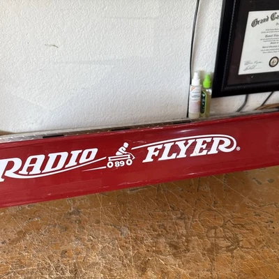 "Repuesto de carrocería de vagón de acero Radio Flyer 89B - cama de metal rojo 36"" vintage" Foto 1 de 4