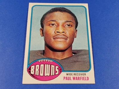 1976 TOPPS FOOTBALL #317 PAUL WARFIELD HIGH GRADE NEAR MINT NRMT - Image 1 of 3