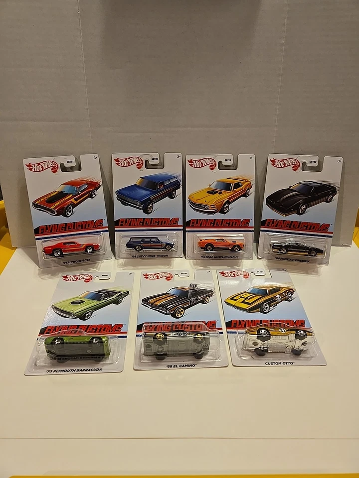 Hot Wheels Flying Customs 1:64 Car - Green