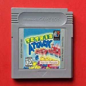Tetris Attack Not For Resale Game Boy Nintendo GB Original Demo Sticker! - Picture 1 of 9