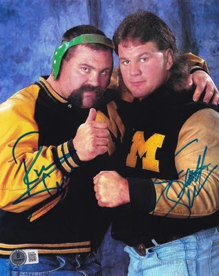 Rick & Scott Steiner Signed WWE 8x10 Photo BAS COA WCW New Japan Pro Wrestling - Image 1 of 4