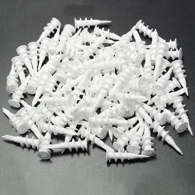 Tasselli Autoforanti Cartongesso Nylon 10x33mm Fischer senza vite Set 10 Pezzi - Immagine 1 di 4