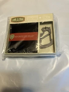 LAKE & TRAIL FALTBARE GELDBÖRSE + SILBER KARABINER WERKZEUG - Bild 1 von 1