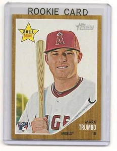 Mark Trumbo 2011 Topps Heritage Rookie Card - Picture 1 of 1